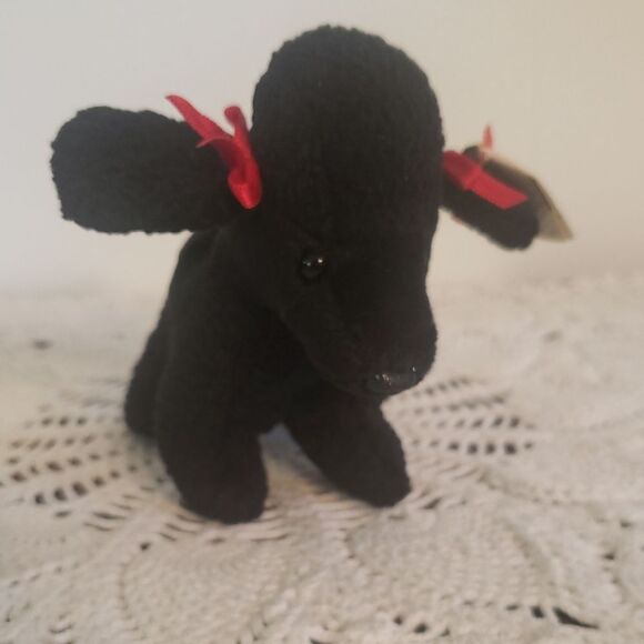 Vintage 1998 Ty Beanie Baby GIGI the Black Poodle - Picture 1 of 9